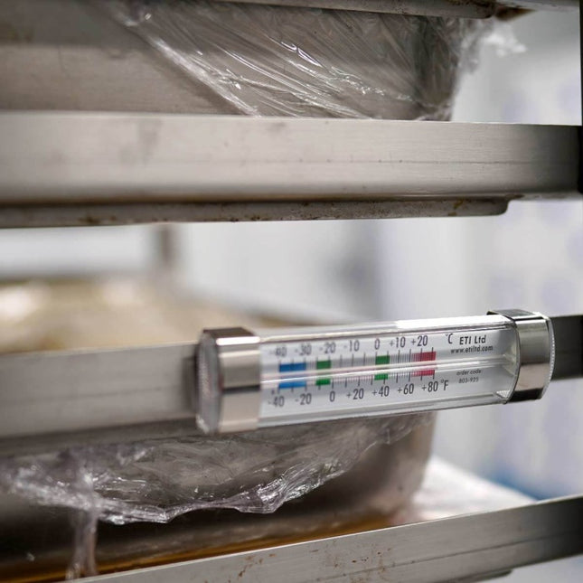 Refrigerator/freezer thermometer