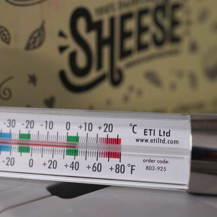 Refrigerator/freezer thermometer