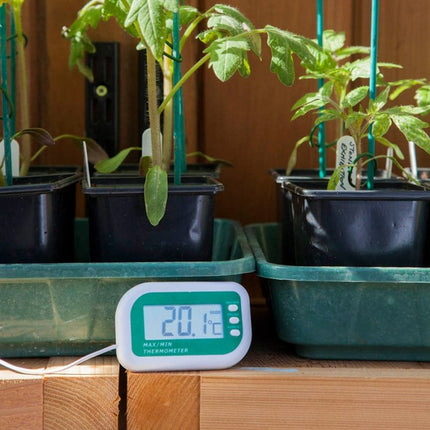 Digitale thermometer met min/max-alarm | Dubbele sensoren