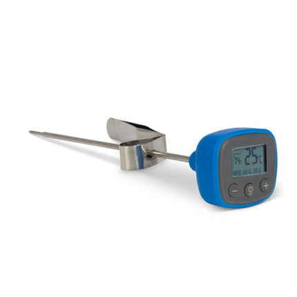 Digitale Melkthermometer met alarm Blauw 170mm