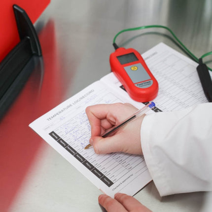 Food Check Food Thermometer, Red