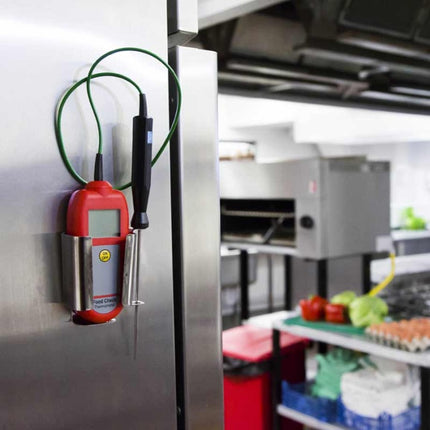 Food Check Food Thermometer, Red