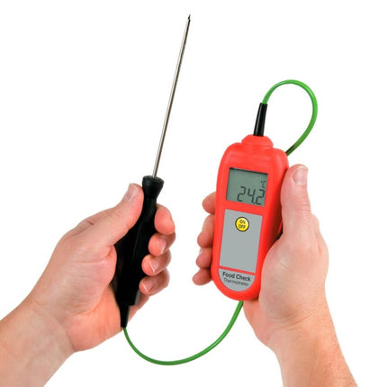 Food Check Food Thermometer, Red