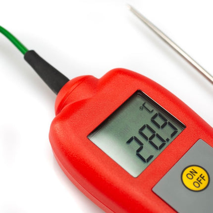 Food Check Food Thermometer, Red