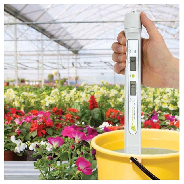HortiStick Nutrient Tester for pH, EC, and Temperature