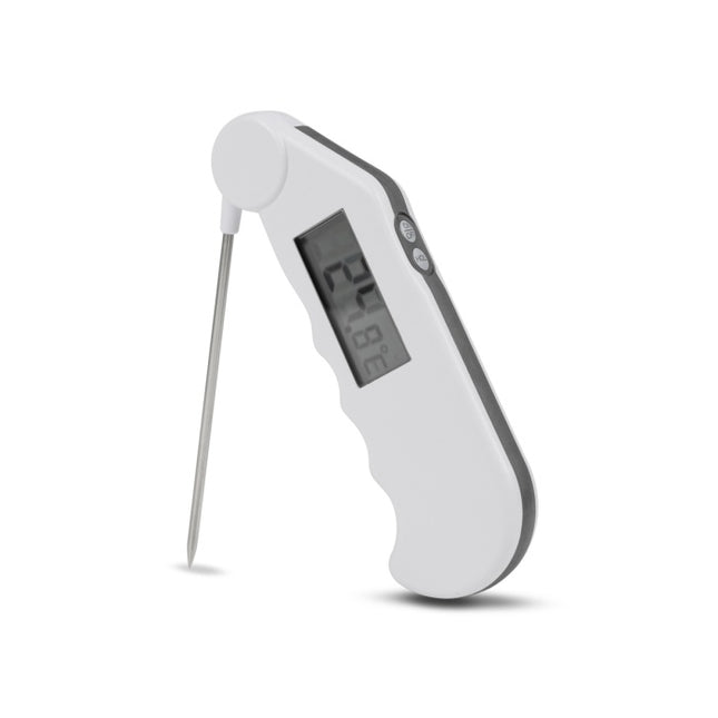 Gourmet Thermometer waterbestendige thermometer met opvouwbare meetprobe -Wit