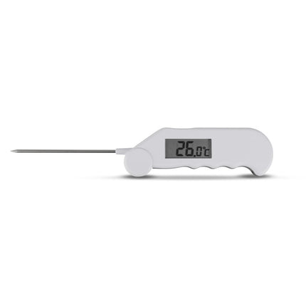 Gourmet Thermometer waterbestendige thermometer met opvouwbare meetprobe -Wit