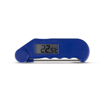 Gourmet Thermometer waterbestendige thermometer met opvouwbare meetprobe -Blauw