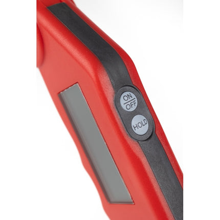 Gourmet Thermometer waterbestendige thermometer met opvouwbare meetprobe -Rood