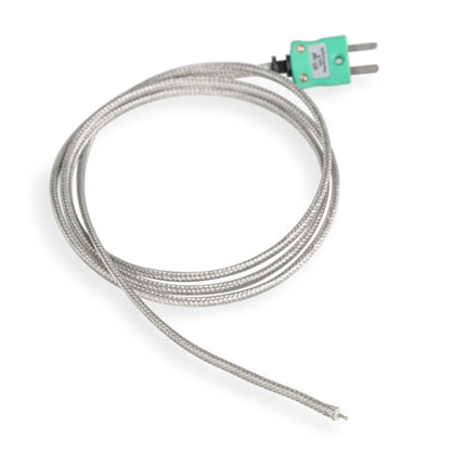 High-temperature glass fiber probe