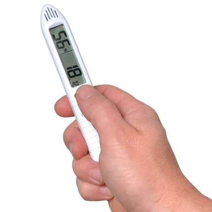 Pocket thermometer and hygrometer
