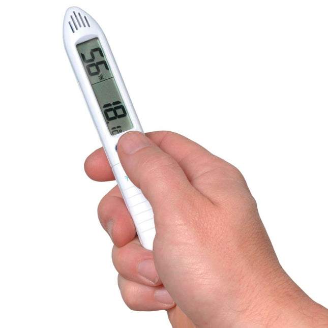 Pocket thermometer and hygrometer