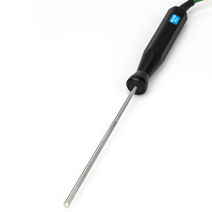 Rigid temperature probe for use between packages or boxes