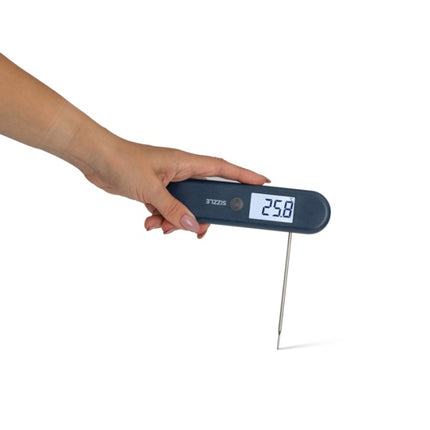 Sizzle Midnight Blue | Waterproof Food Thermometer with Magnet