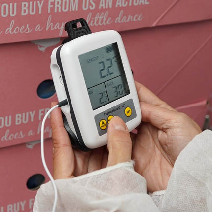 ThermaGuard Digital Alarm Thermometer for Refrigerators and Freezers